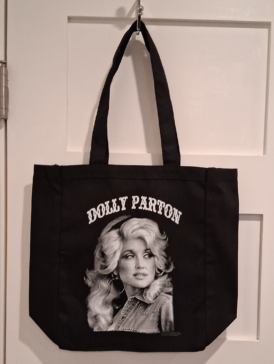 Handbags - Dolly Parton Graphic Tote Bag Black Bag NEW